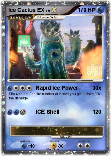 Pokemon Ice Cactus EX