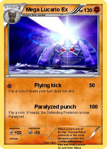 Pokemon Mega Lucario Ex