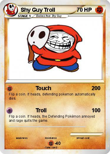 Pokemon Shy Guy Troll