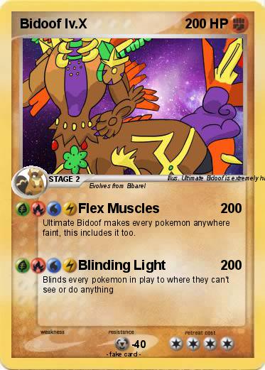 Pokemon Bidoof lv.X