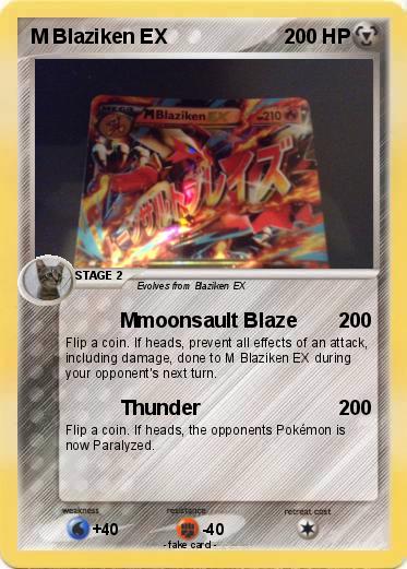 Pokemon M Blaziken EX