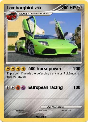 Pokemon Lamborghini