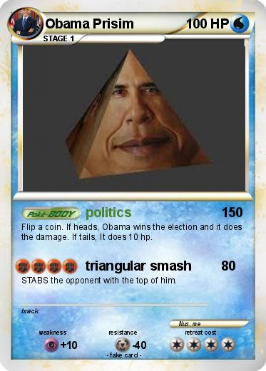 Pokemon Obama Prisim