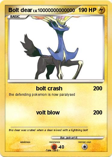 Pokemon Bolt dear