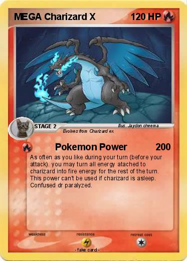 Pokemon MEGA Charizard X