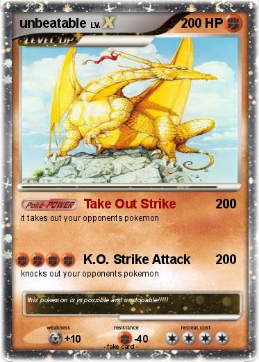 Pokemon unbeatable