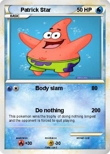 Pokemon Patrick Star
