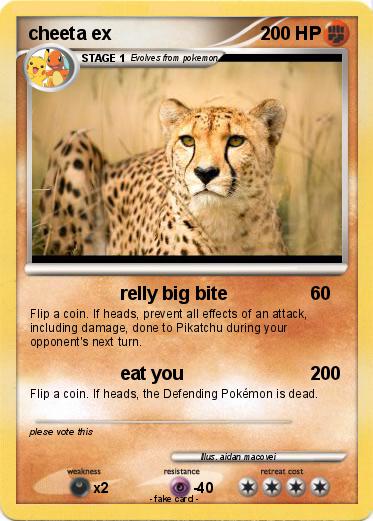 Pokemon cheeta ex