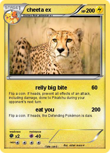 Pokemon cheeta ex