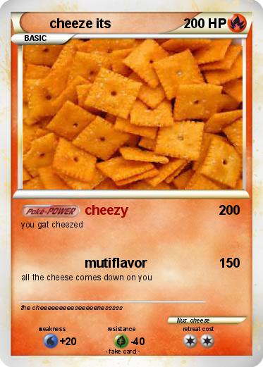 Pokemon cheeze its