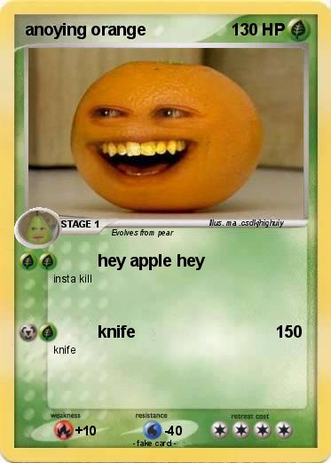 Pokemon anoying orange