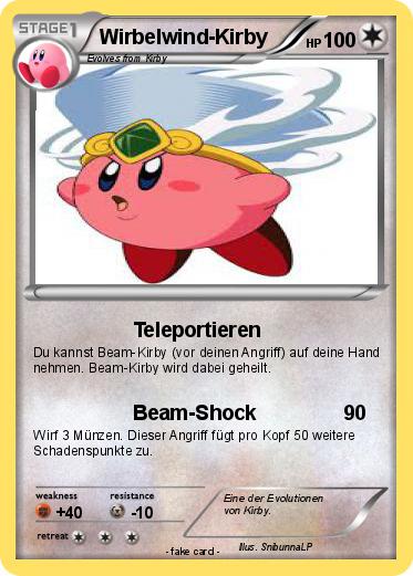 Pokemon Wirbelwind-Kirby