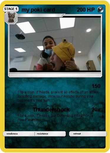 Pokemon my poki card