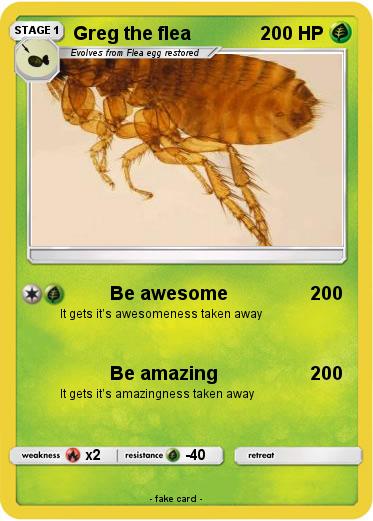 Pokemon Greg the flea