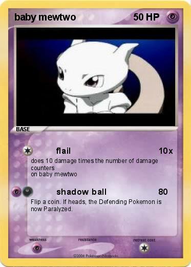 Pokemon baby mewtwo    