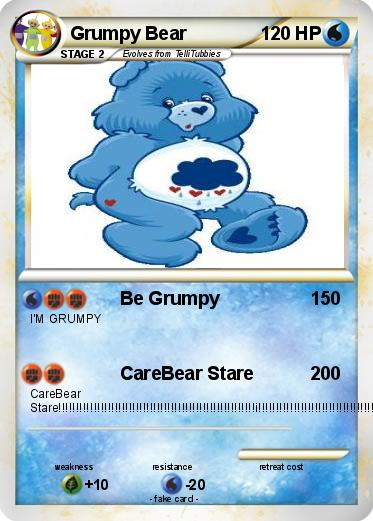 Pokemon Grumpy Bear