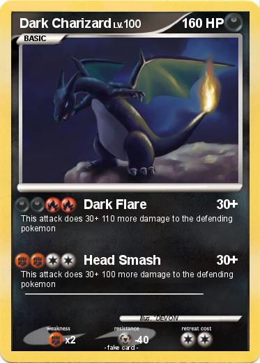 Pokemon Dark Charizard