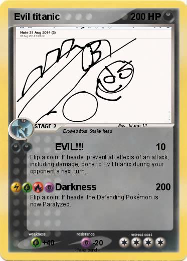 Pokemon Evil titanic