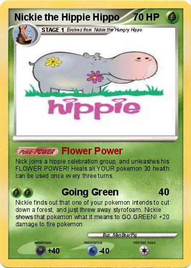 Pokemon Nickie the Hippie Hippo