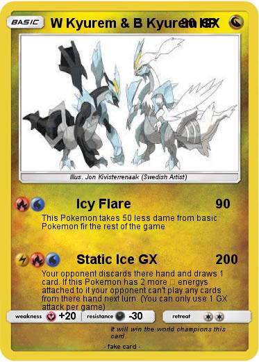 Pokemon W Kyurem & B Kyurem GX