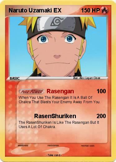 Pokemon Naruto Uzamaki EX