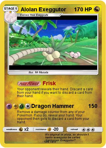 Pokemon Alolan Exeggutor