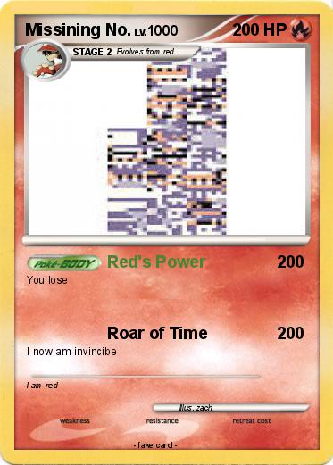Pokemon Missining No.