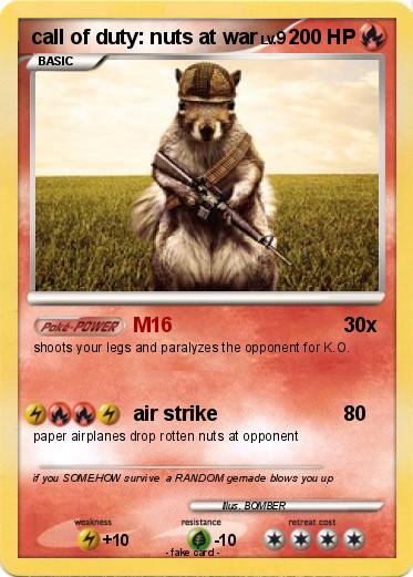 Pokemon call of duty: nuts at war