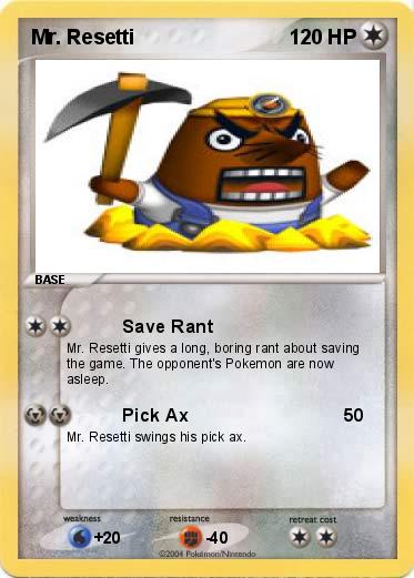 Pokemon Mr. Resetti