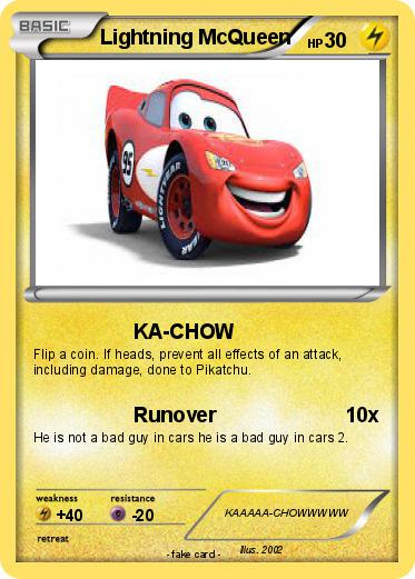 Pokemon Lightning McQueen