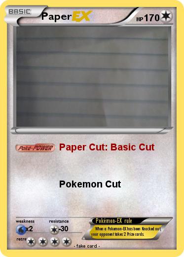 Pokemon Paper