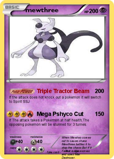 Pokemon mewthree