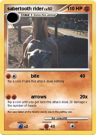 Pokemon sabertooth rider