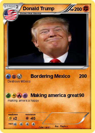 Pokemon Donald Trump