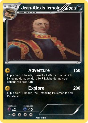 Pokemon Jean-Alexis lemoine