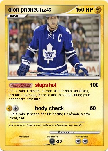 Pokemon dion phaneuf