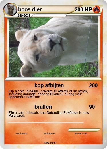 Pokemon boos dier