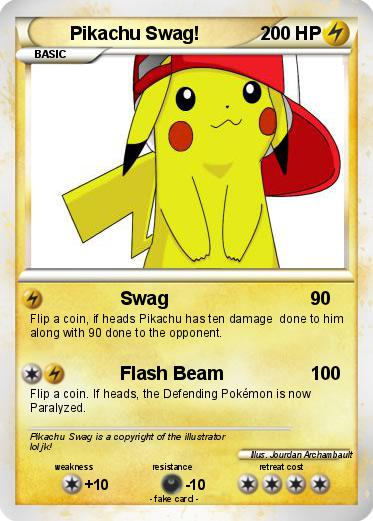 Pokemon Pikachu Swag!