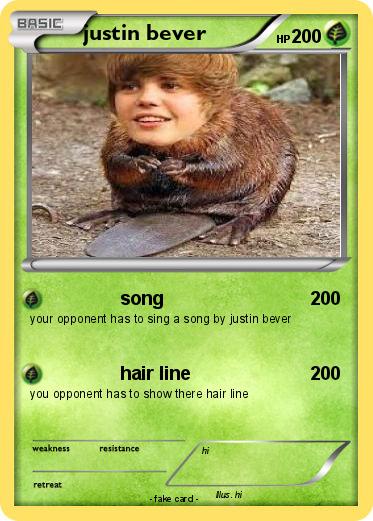 Pokemon justin bever