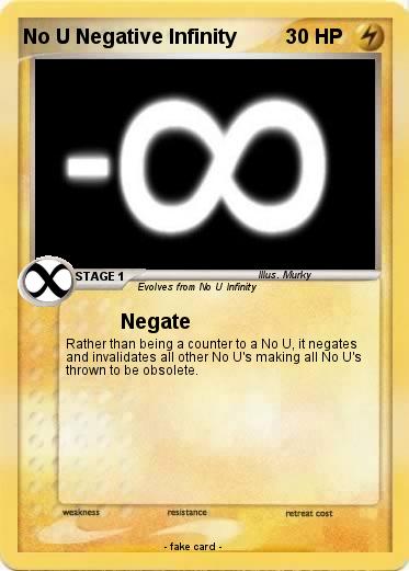 Pokemon No U Negative Infinity