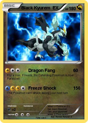 Pokemon Black Kyurem  EX