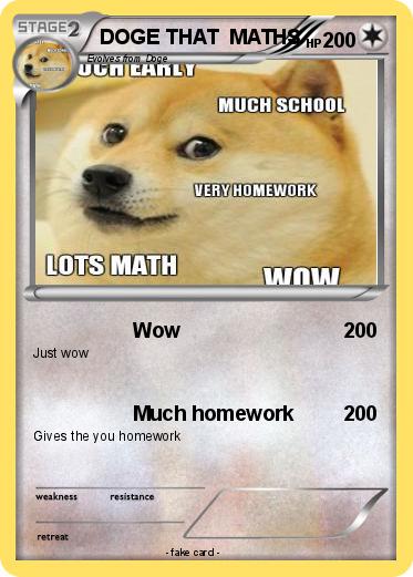 Pokemon DOGE THAT  MATHS