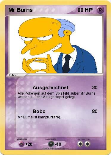 Pokemon Mr Burns