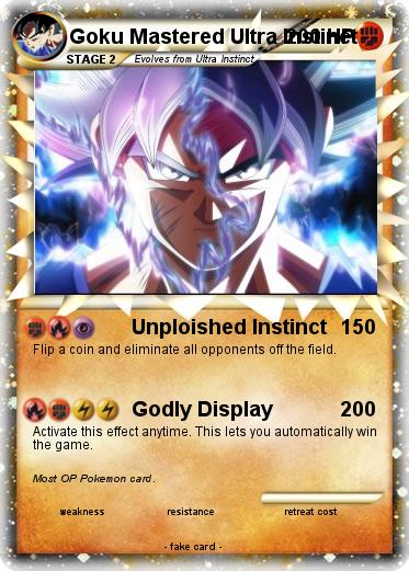 Pokemon Goku Mastered Ultra Instinct