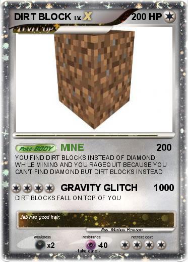 Pokemon DIRT BLOCK