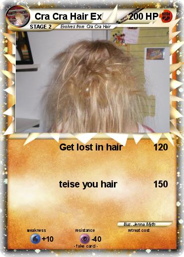Pokemon Cra Cra Hair Ex