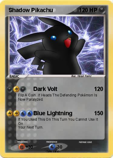Pokemon Shadow Pikachu