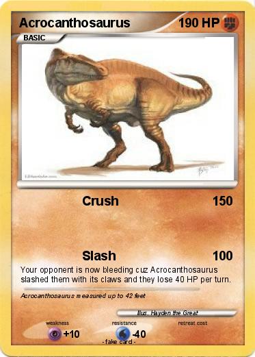 Pokemon Acrocanthosaurus