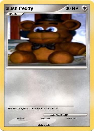 Pokemon plush freddy