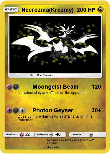Pokemon Necrozma(Krozmy)